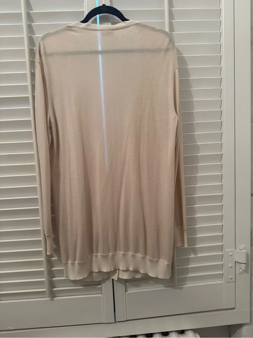 CHANEL Cream silk-blend Candy Button Cardigan